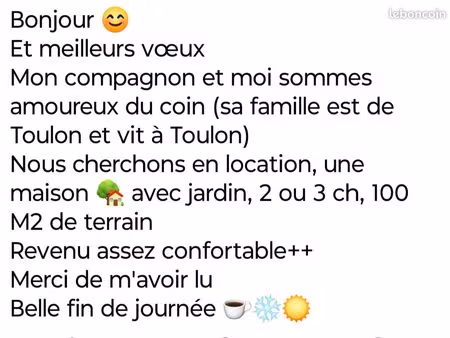 recherche maison location