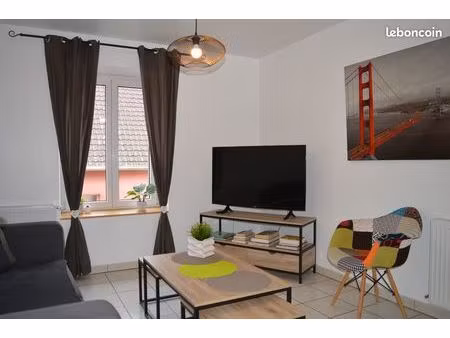 duplex meublé  2 ch  proche colmar