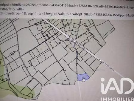 vente terrain à fatouville-grestain (27210) : à vendre / 3635m² fatouville-grestain