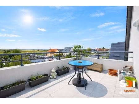 plobsheim - t3 / 71m² dernier etg + terr + gge + pkg + cave - plobsheim