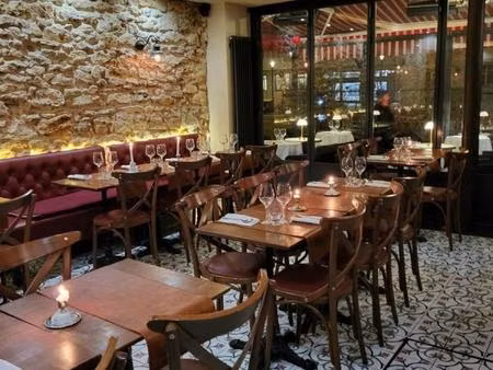 paris 5ème - fonds de commerce - restaurant bistronomique