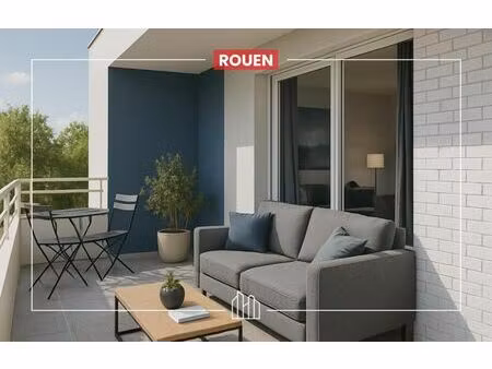 vente appartement neuf 4 pièces 83m2 rouen - 372500 € - surface privée