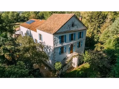 moulin du 18ème siècle avec 5 chambres  une maison indépendante et un parc