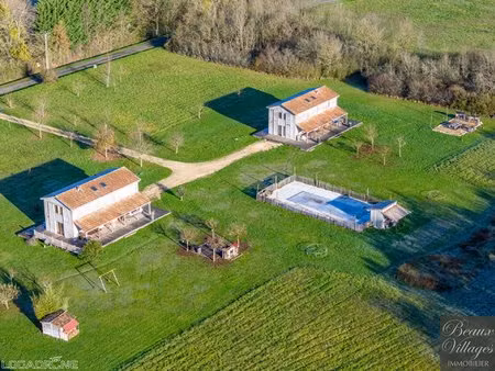 maisons jumelles en bois à vendre près de la bastide de villeréal
