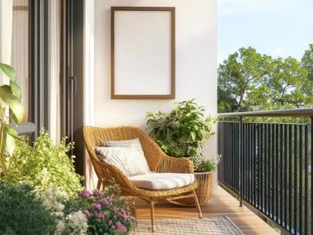 vente appartement neuf 2 pièces 44m2 floirac - 229000 € - surface privée