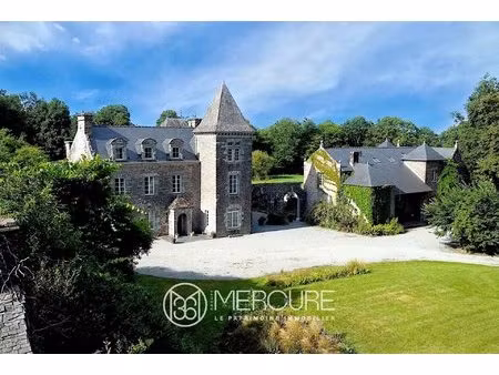 augan - elegant château - piscine - 5 7 ha