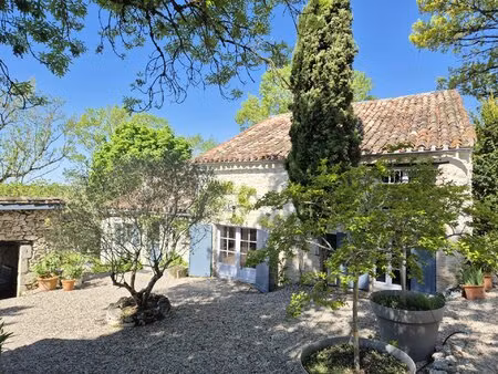 deux maisons en pierre  piscine et dépendances
