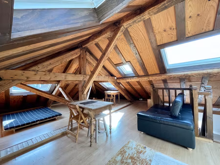 duplex très lumineux - charpente apparente - vieux bois - vue remarquable 360 degrés - st 