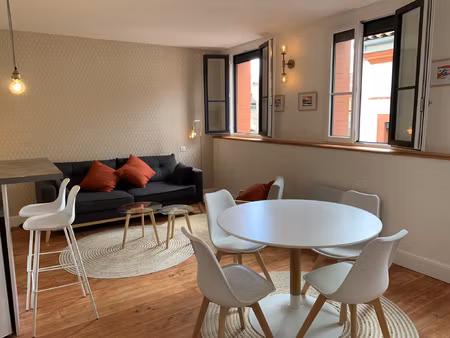 toulouse  les chalets  t2 meublé  40 m2