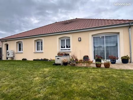 witry les reims  maison récente de 2020 de plain-pied avec jardin et garage