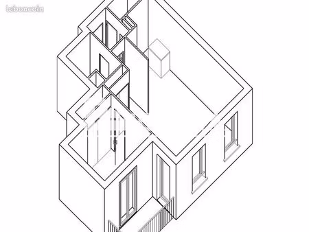 appartement 2 pièces 44 m²