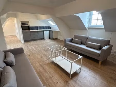 appartement f2 65m2 meublé - refait à neuf - dpe c - centre ville