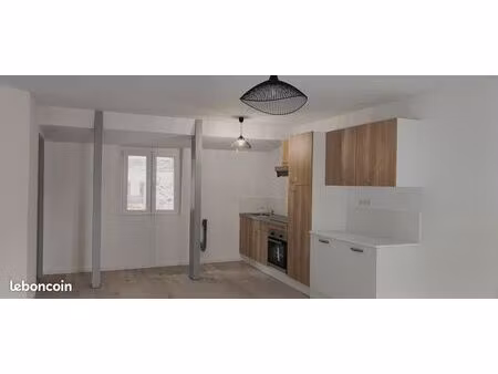 duplex avec 1 chambre et grande pièce à vivre