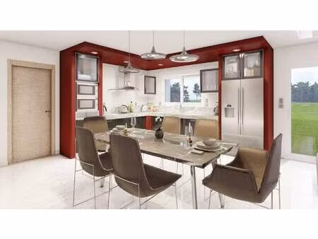 terrain avec maison neuve à vendre