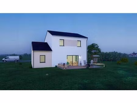 terrain avec maison neuve à vendre