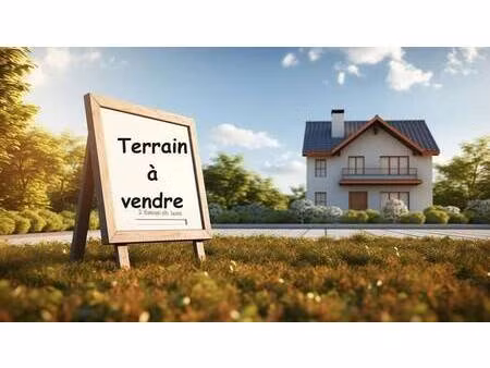 terrain constructible viabilisé à vendre