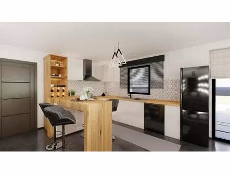 terrain avec maison neuve à vendre