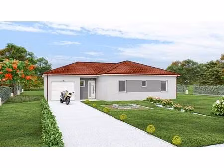 terrain avec maison neuve à vendre