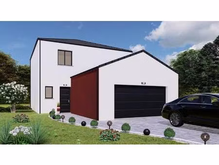 terrain avec maison neuve à vendre