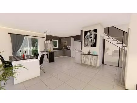 terrain avec maison neuve à vendre