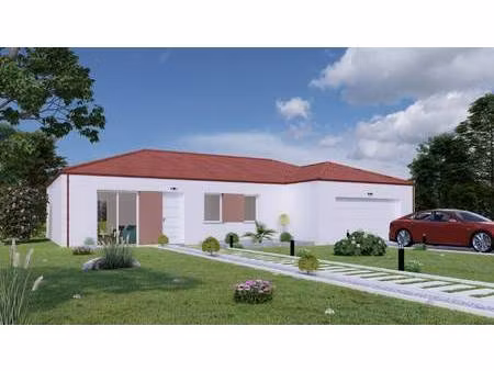 terrain avec maison neuve à vendre