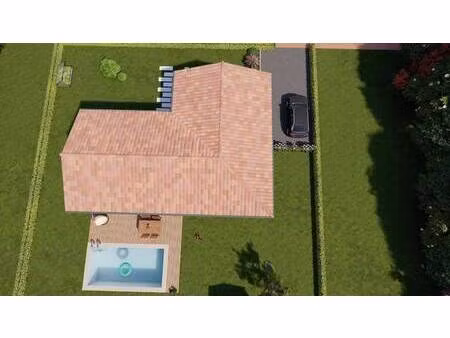 terrain avec maison neuve à vendre