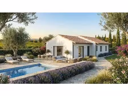 terrain avec maison neuve à vendre