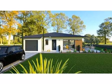 terrain avec maison neuve à vendre