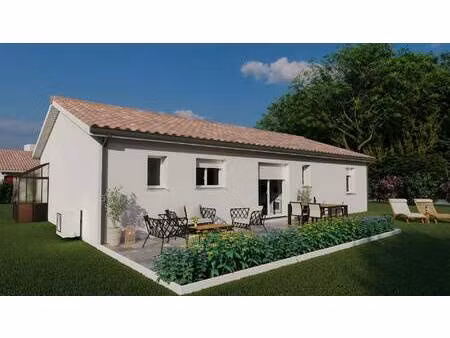 terrain avec maison neuve à vendre