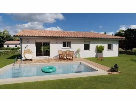 terrain avec maison neuve à vendre