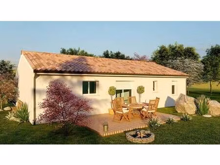 terrain avec maison neuve à vendre