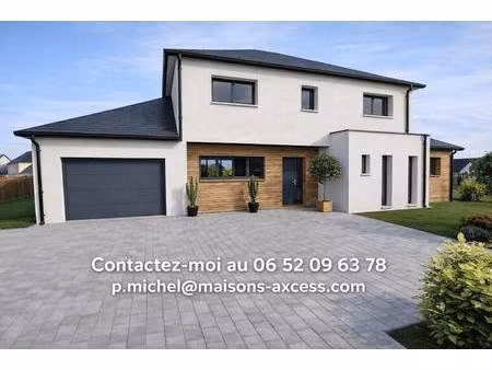 terrain avec maison neuve à vendre