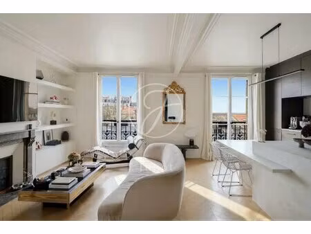 paris 14e - villa alésia - appartement à vendre - 57 64m² carrez - 3 pièces - 2 chambres -