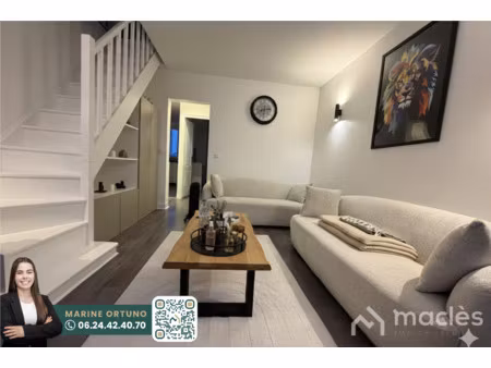 coup de coeur : duplex de charme 35 90 m2 blanc-mesnil