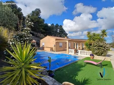 roquefort des c. villa plain pied avec piscine et garage