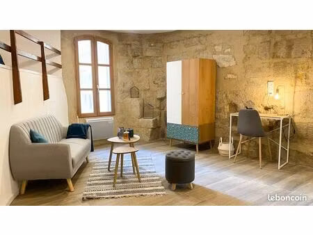 studio mezzanine 25 m² meublé - tout compris (netflix  edf etc)