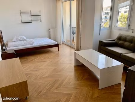 t1bis meublé et rénové - front de maine