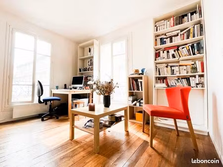 studio élégant 30 m² - chambre séparée - paris 20e
