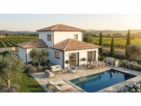 terrain avec maison neuve à vendre