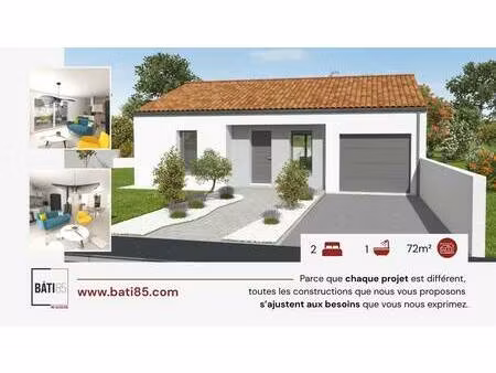 terrain avec maison neuve à vendre