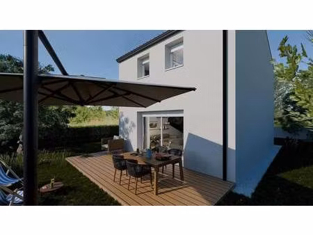 terrain avec maison neuve à vendre