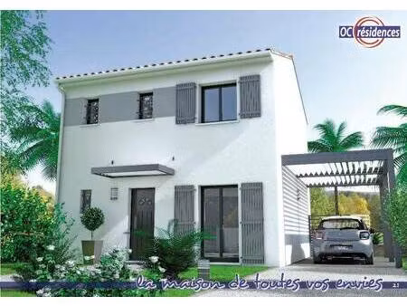 terrain avec maison neuve à vendre