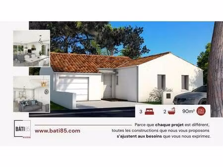 terrain avec maison neuve à vendre