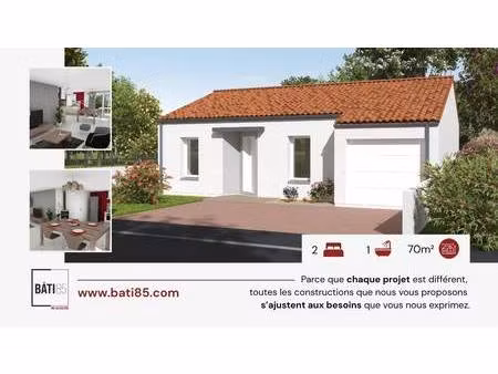 terrain avec maison neuve à vendre