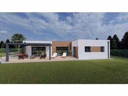 terrain avec maison neuve à vendre