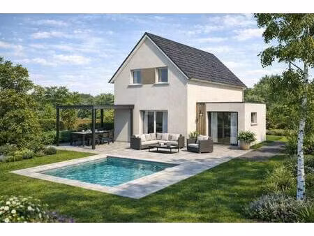 terrain avec maison neuve à vendre