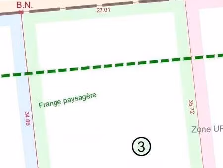 terrain constructible à vendre