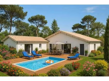 terrain avec maison neuve à vendre