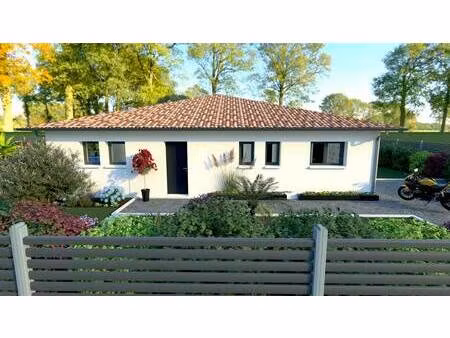 terrain avec maison neuve à vendre