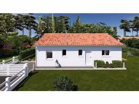 terrain avec maison neuve à vendre